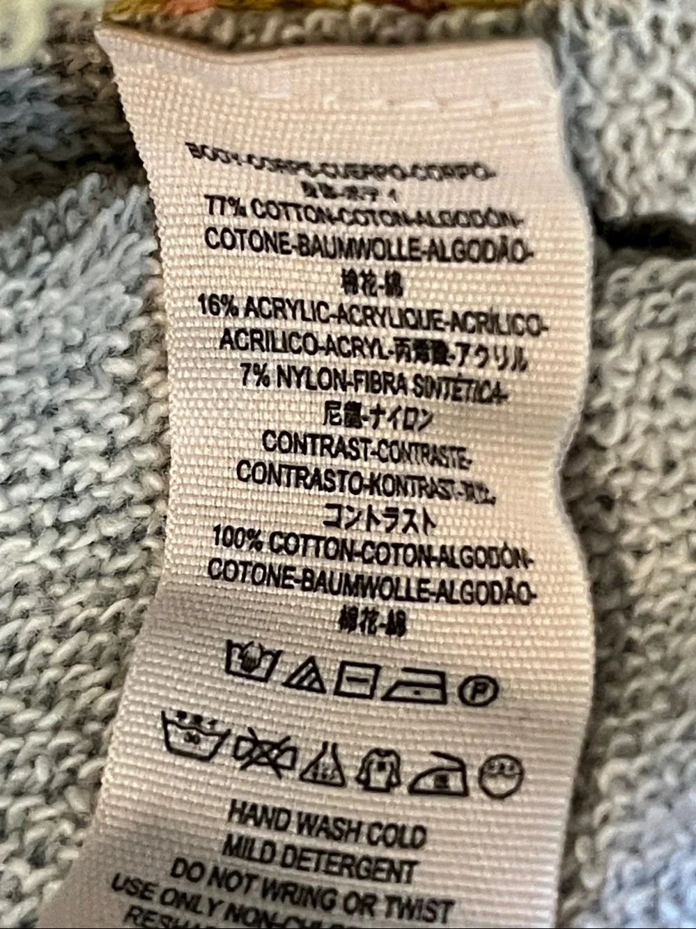 Free People Catalina Pullover Soft Sunset Combo Regular Size Medium